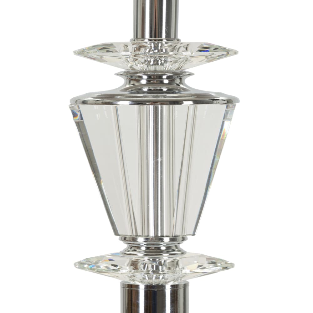 Lampadaire en métal argenté ø 40x164 cm — vue 4