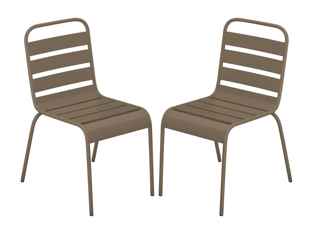 Lot 2 chaises jardin