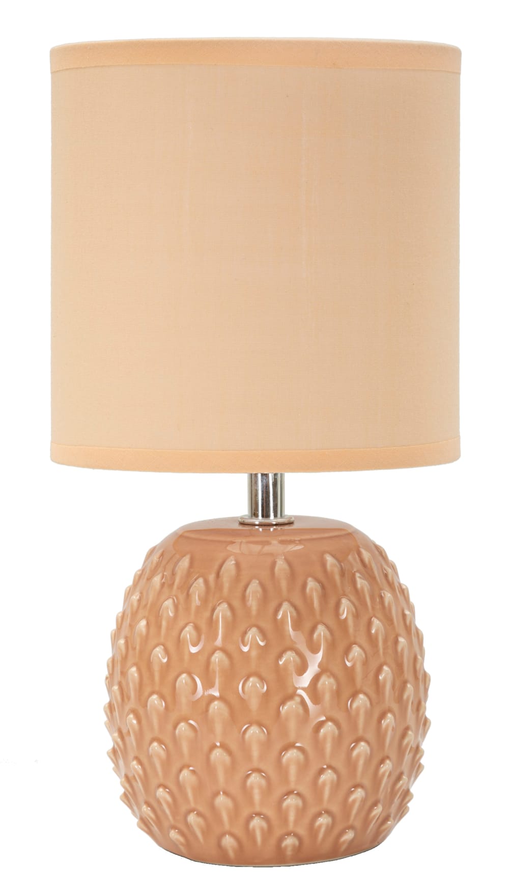 Rosa Keramik-Nachttischlampe Ø 14x27 cm - Maisons Du Monde
