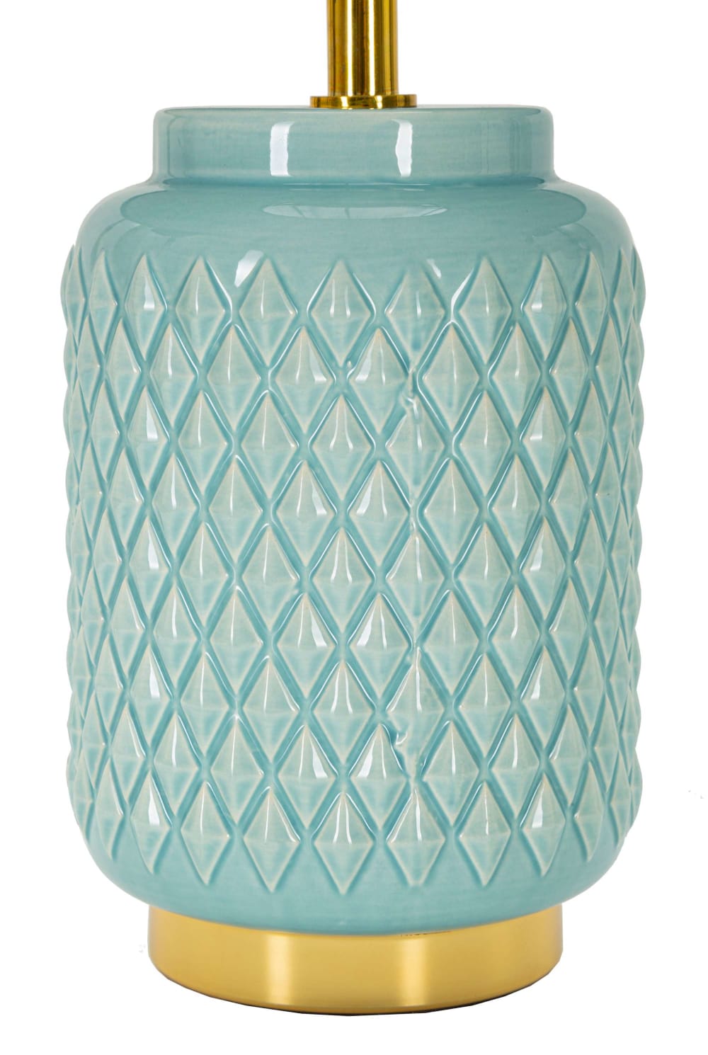 Lampe de table en céramique bleu clair ø 28x44 cm — vue 3