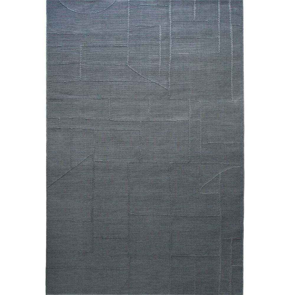 Tapis aspect jute gris