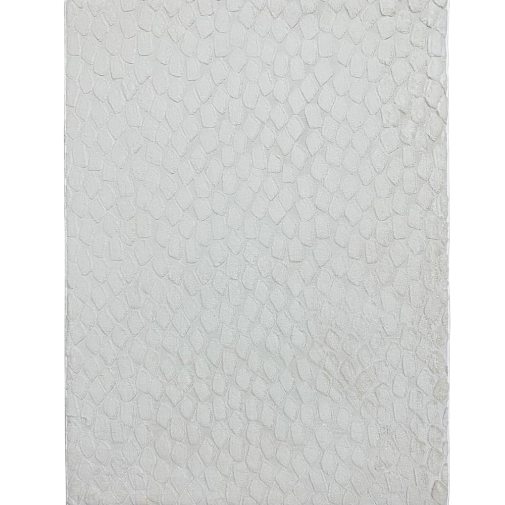 Tapis à relief blanc extra-doux 160x230 — vue 3