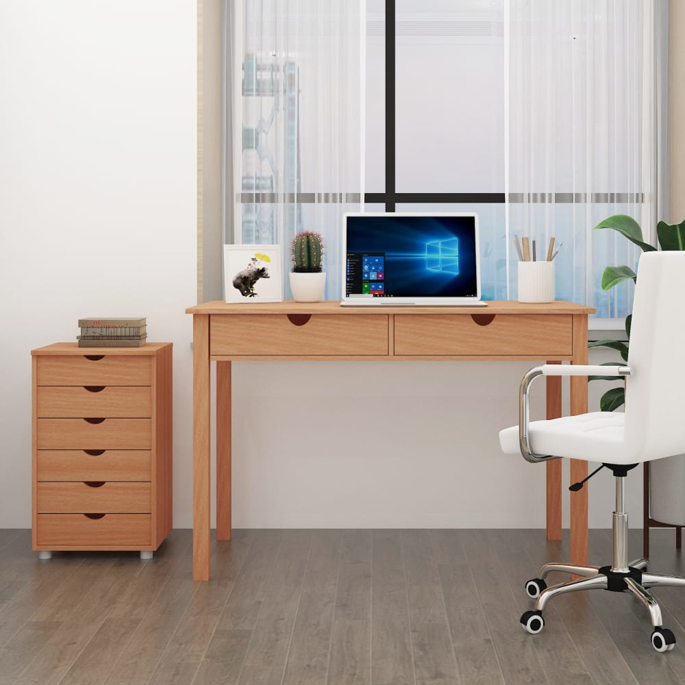 Loft24 Kommode mit 6 Schubladen aus Kiefer, natur Braun Holz