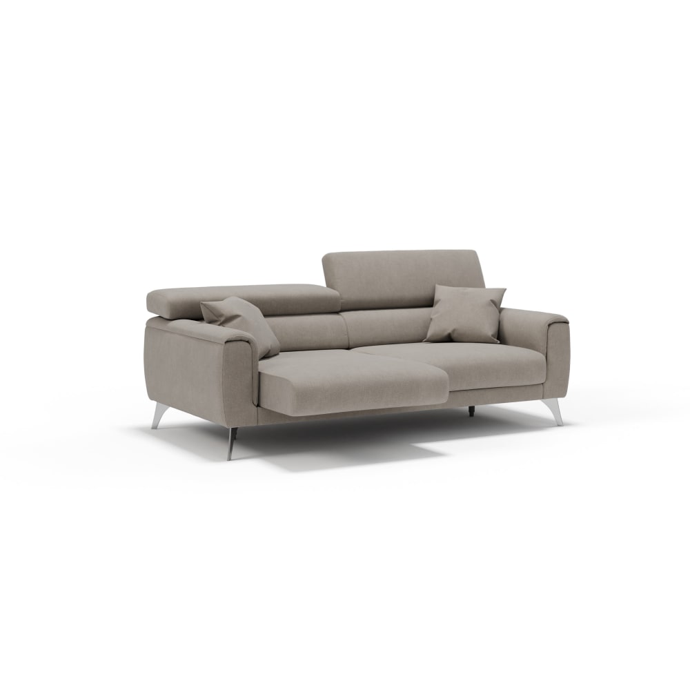 Canapé en tissu imperméable 169 cm beige