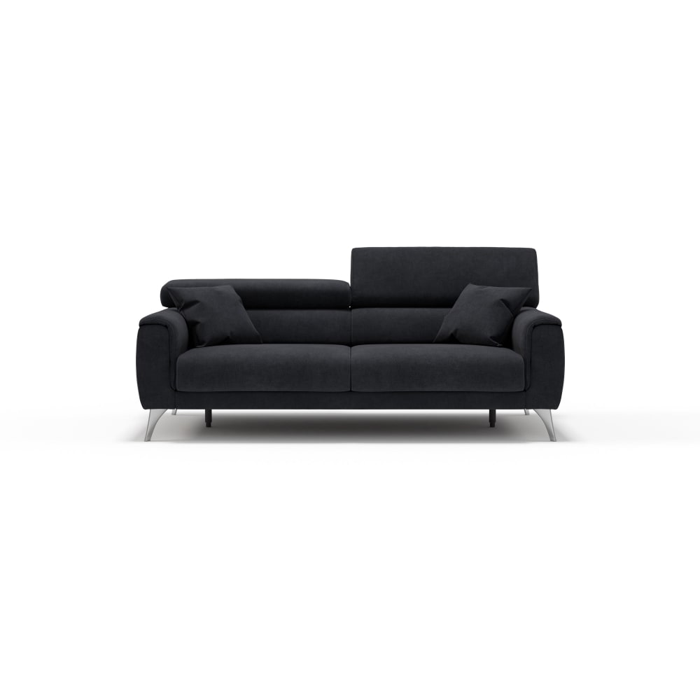Canapé en tissu imperméable 169 cm noir