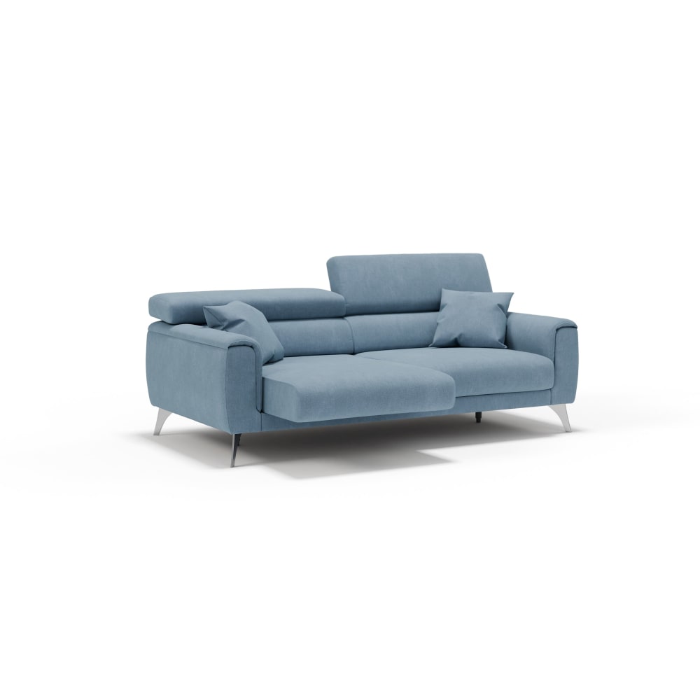 Canapé en tissu imperméable 169 cm bleu pastel