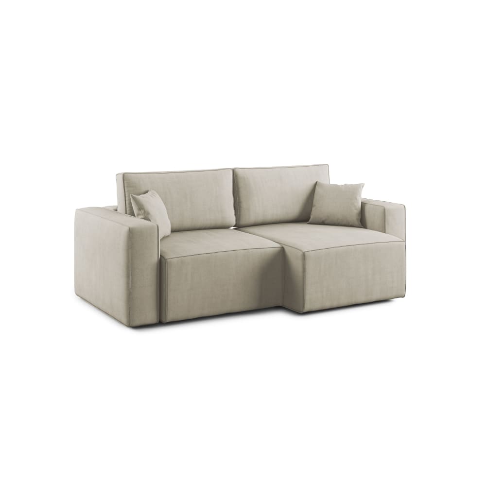 Canapé en tissu imperméable 215 cm crème