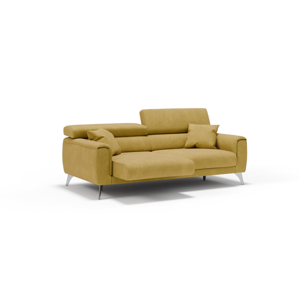 Canapé en tissu imperméable 169 cm jaune