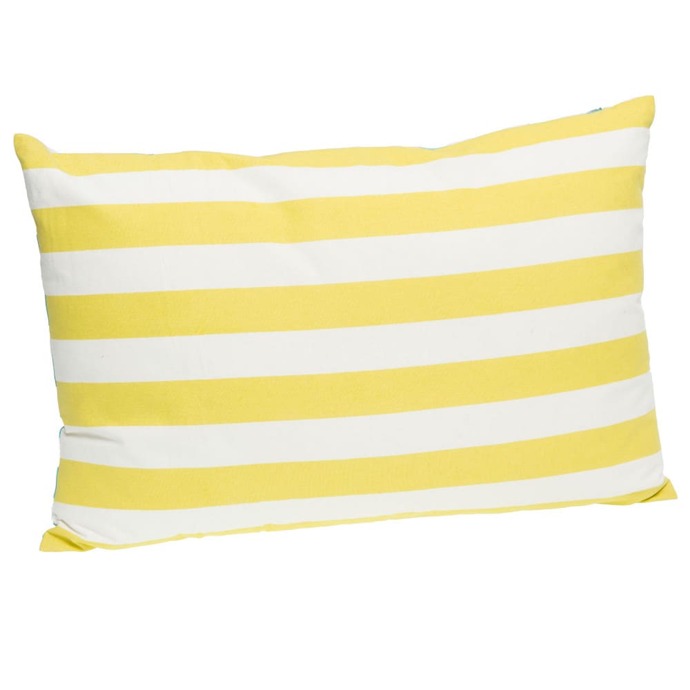 Coussin candy blue 40x60 cm multicolore en coton — vue 3