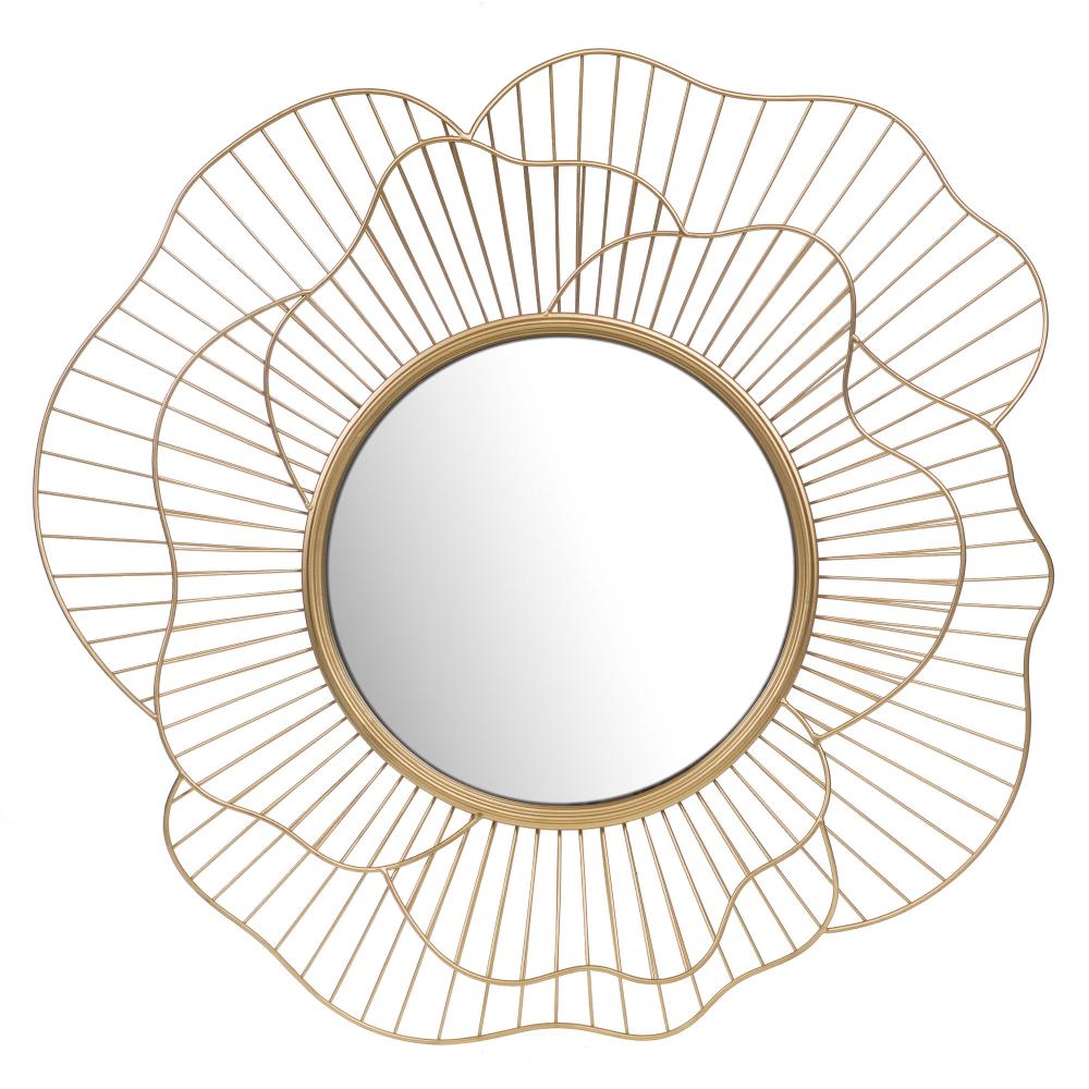 Flower doré 71 cm or / doré en métal