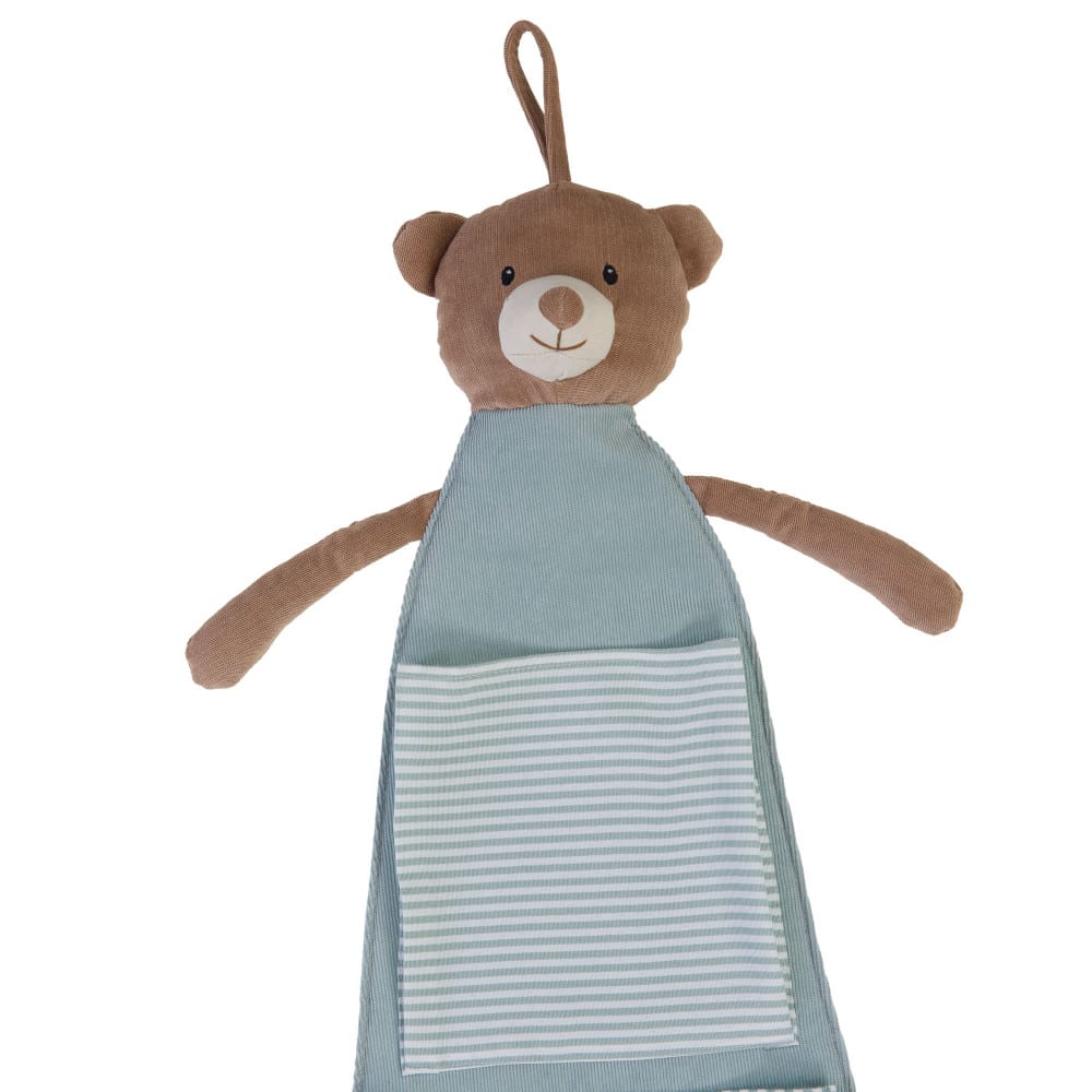 Rangement mural ourson bleu en polyester (Amadeus) - Image 1