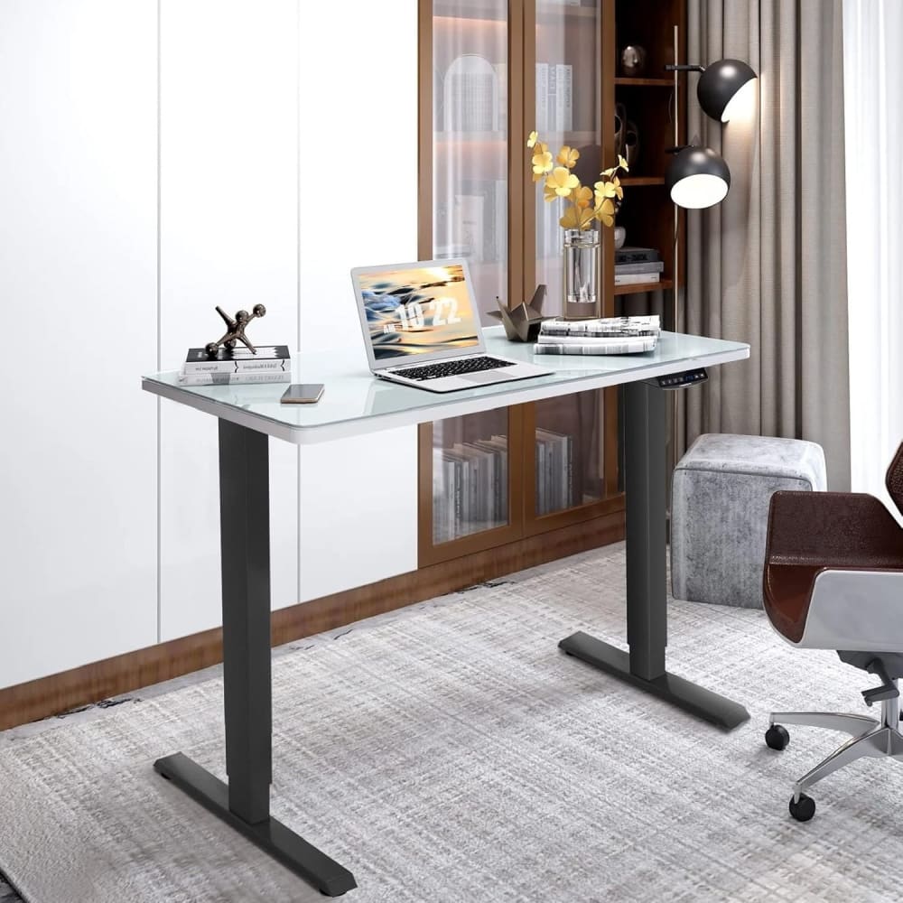 Stehpultgestell aus Stahl 109x45x70cm, Schwarz - Maisons Du Monde