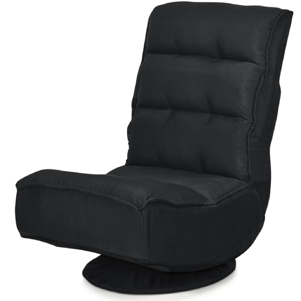 Giantex Bodensessel aus Schwamm 59x75x83cm, Schwarz Schwarz Schwamm