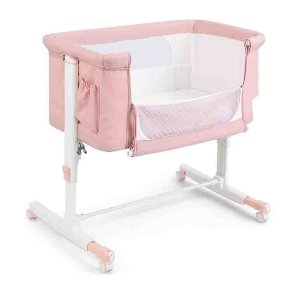 Giantex Babybett aus Metall 86 x 63 x 65, Rosa ROSA METALL Baby