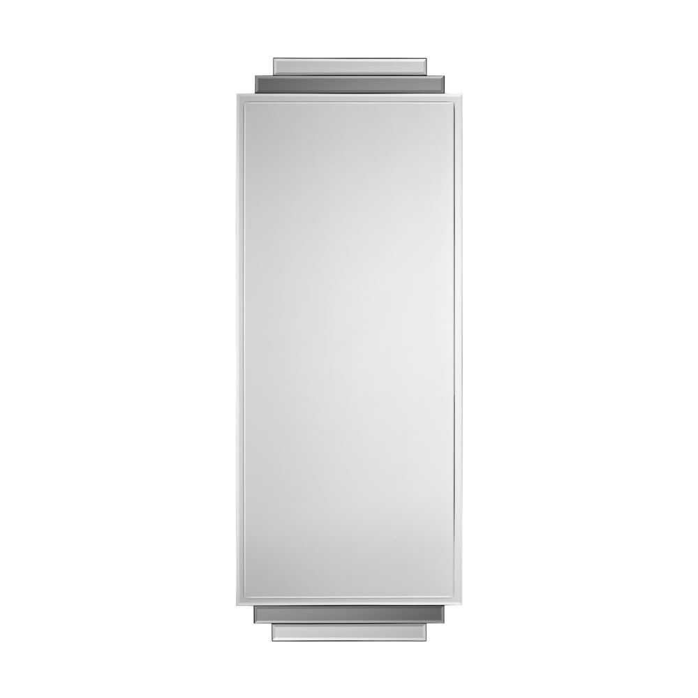 miroir en verre gris