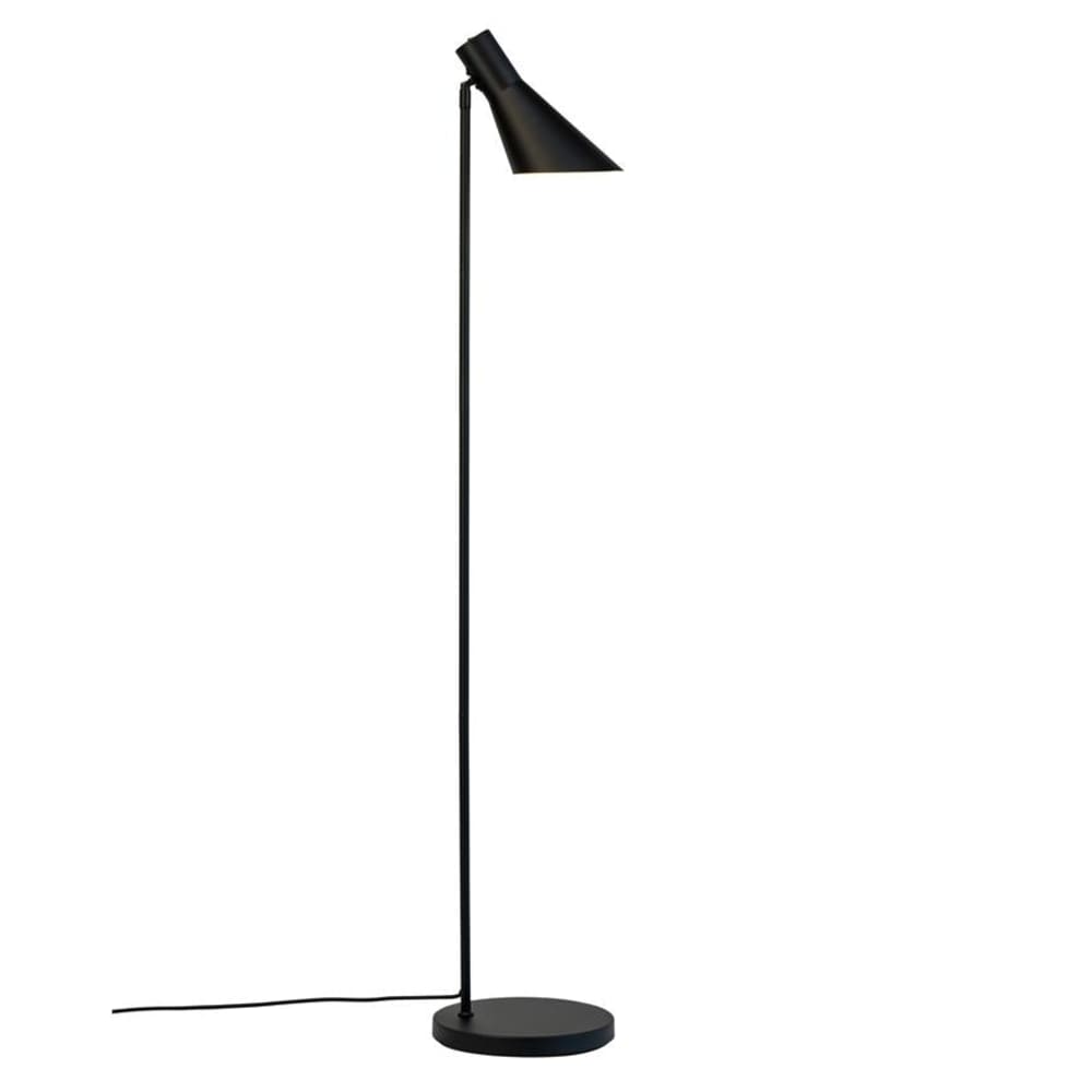 Dyberg Larsen Stehleuchte aus Metall h 139 cm d 25 cm, schwarz style modern - Metall