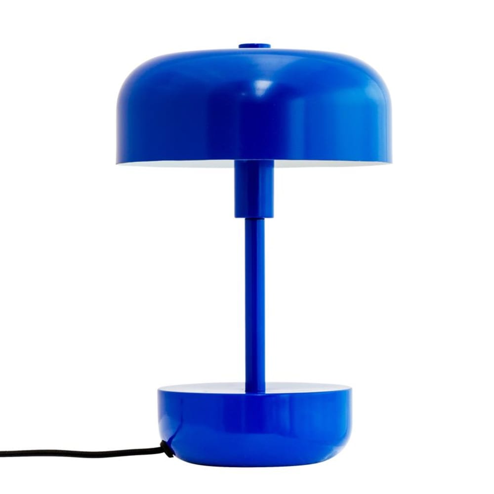 Tischleuchte aus Metall h 25,7 cm d 17 cm, blau - Maisons Du
