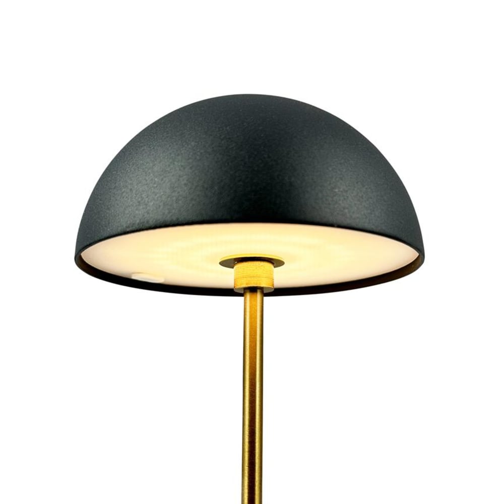 Lampe à poser en métal noir paquet de 2 — vue 3