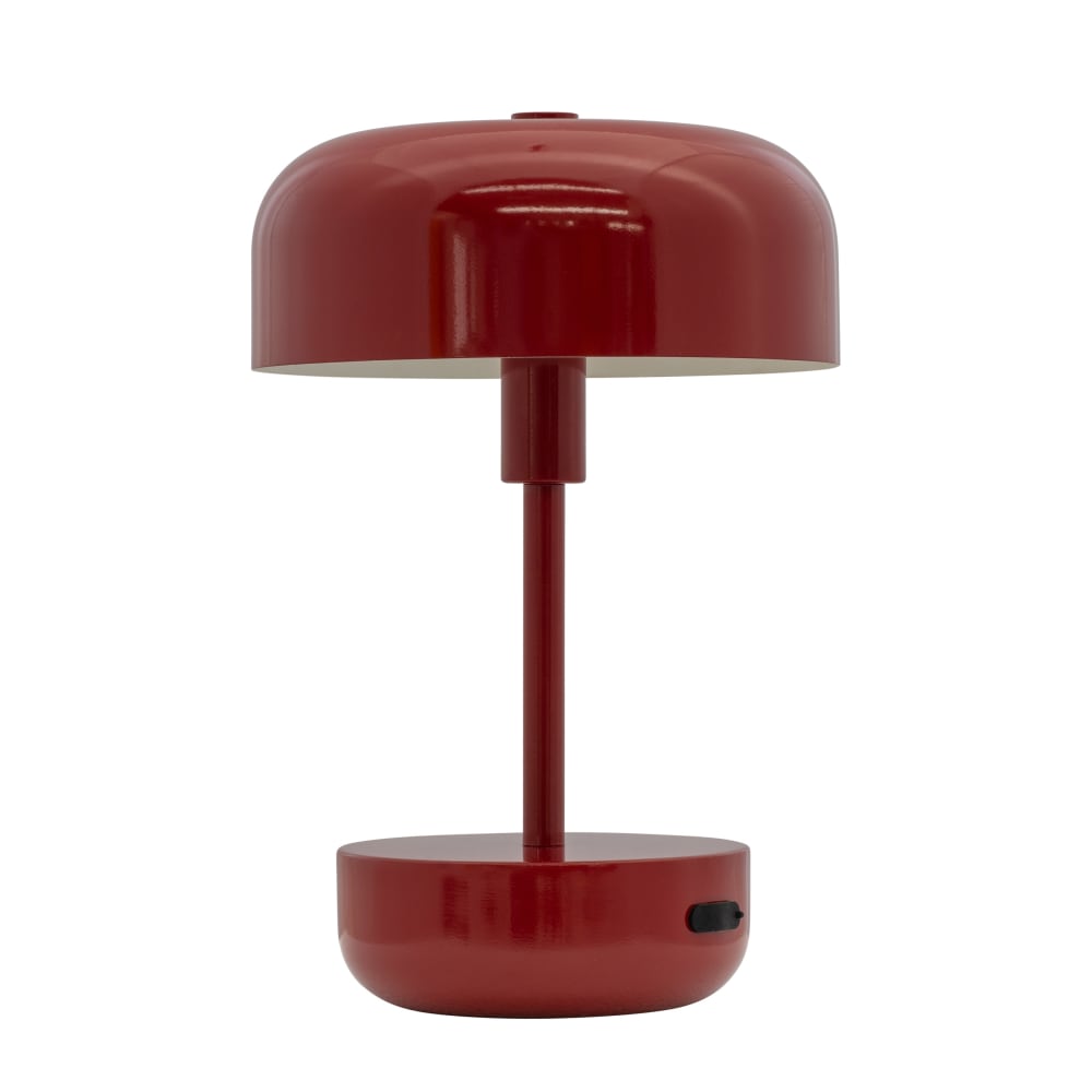 Lampe à poser LED rechargeable rouge foncé