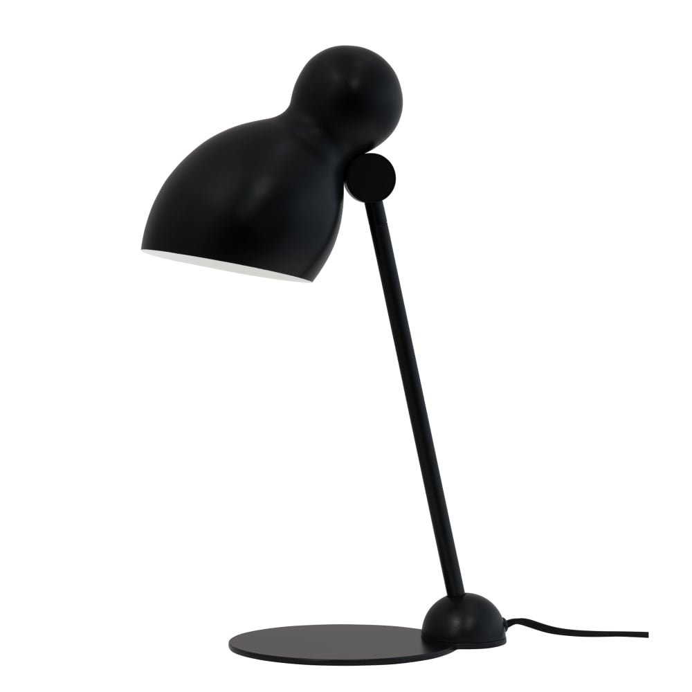 Lampe à poser en métal noir