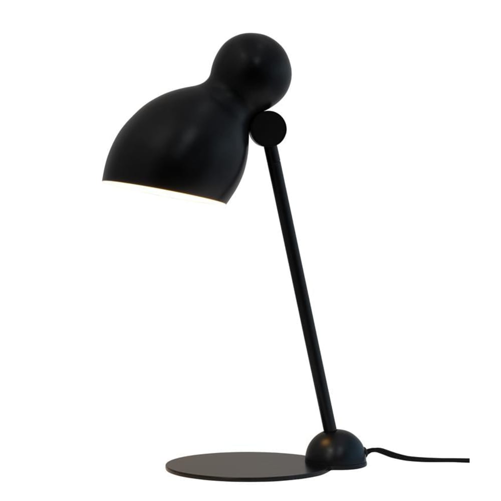 Tischlampe aus Metall h 42,7 cm d 20 cm, schwarz - Maisons Du
