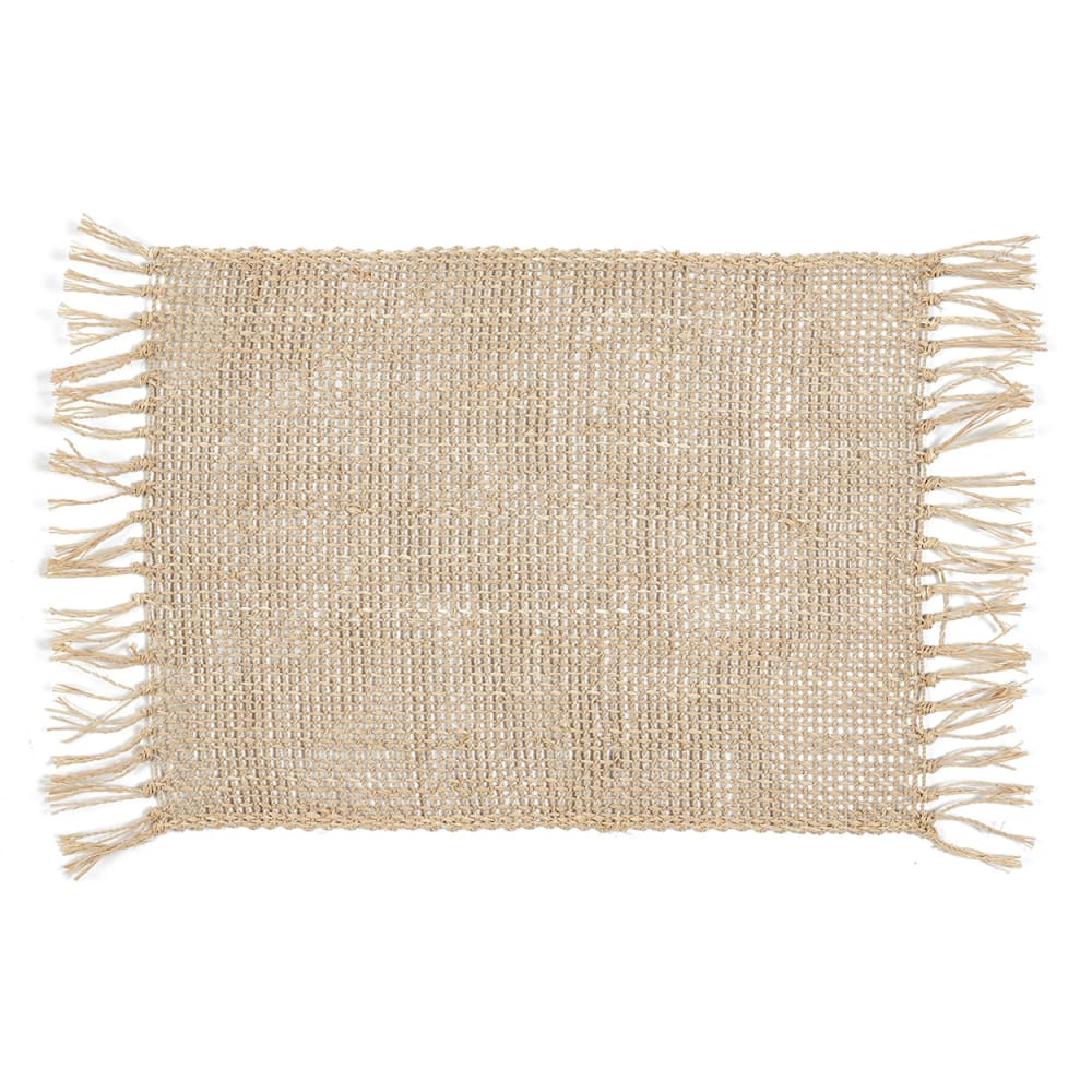 Set de table herbe de mer marron 50x30x2cm