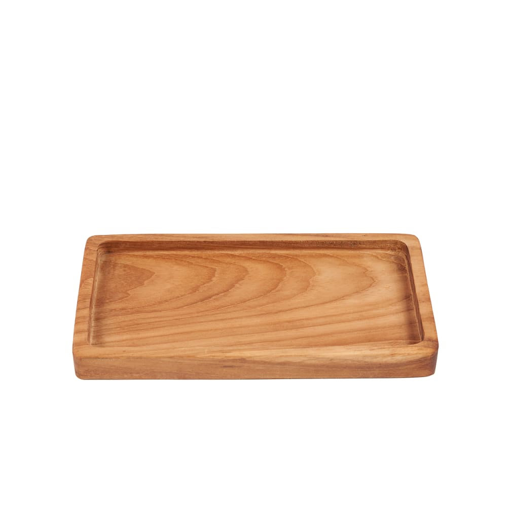 Petit plateau en bois de teck (20x11)