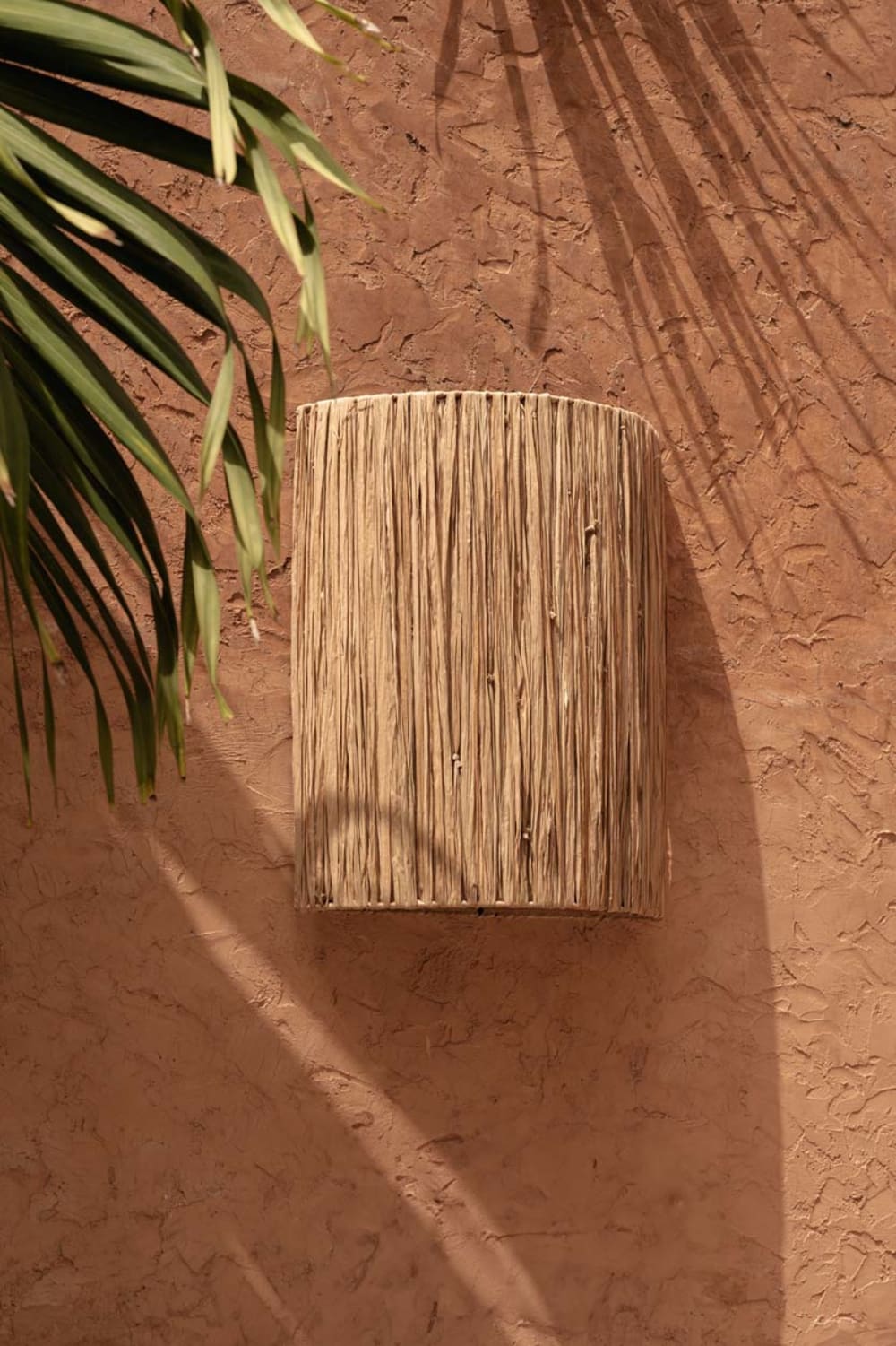 Wandleuchte aus sisal in braun, 40x15x50cm - Maisons Du Monde