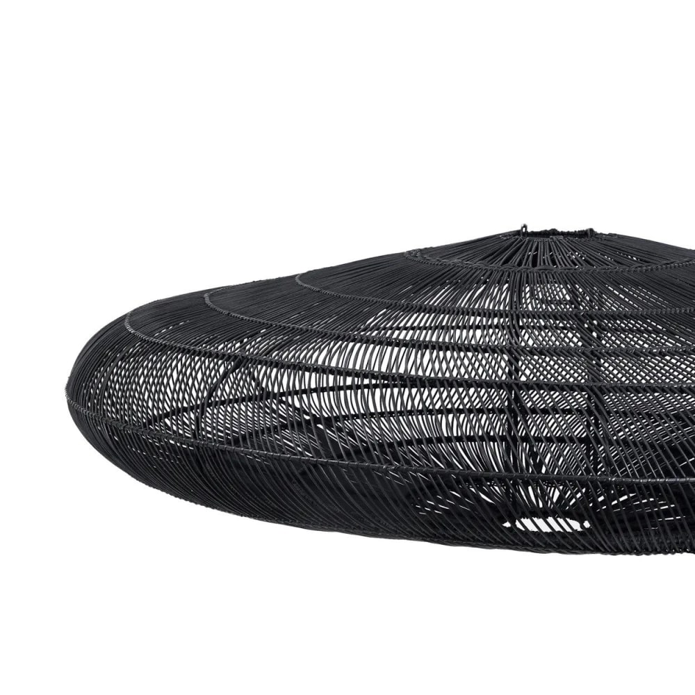 Suspension fer et rotin noir 150x150x47cm — vue 4