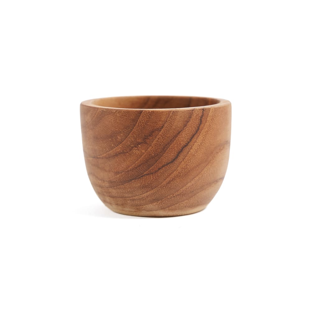 Bol bois de teck marron 5x5x5cm