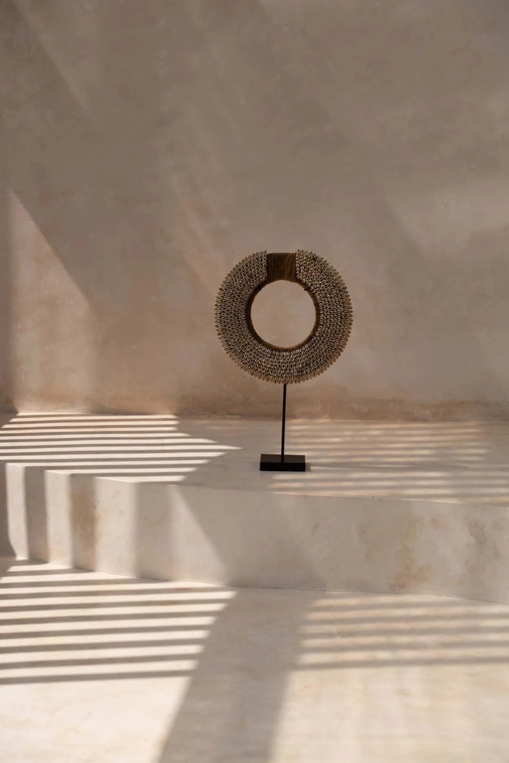 Objet décoratif coquillage marron 40x10x48cm