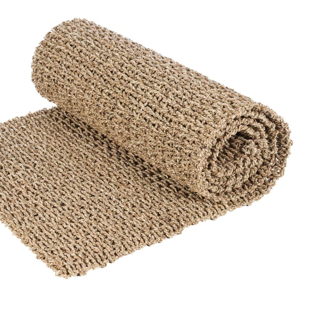 Bazar Bizar Läufer aus sisal in braun, 270x70x2cm style seaside Beige Seil