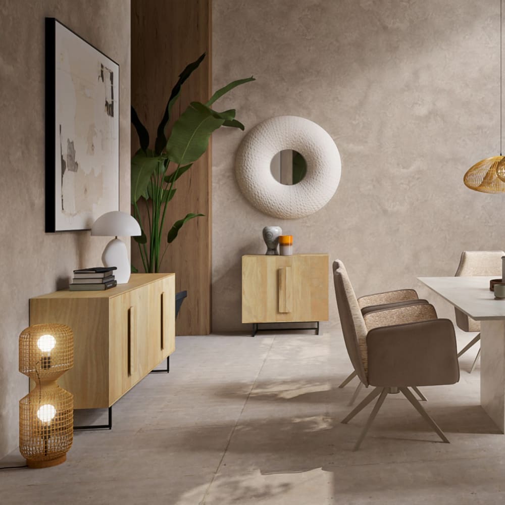 Buffet 4 portes en manguier massif