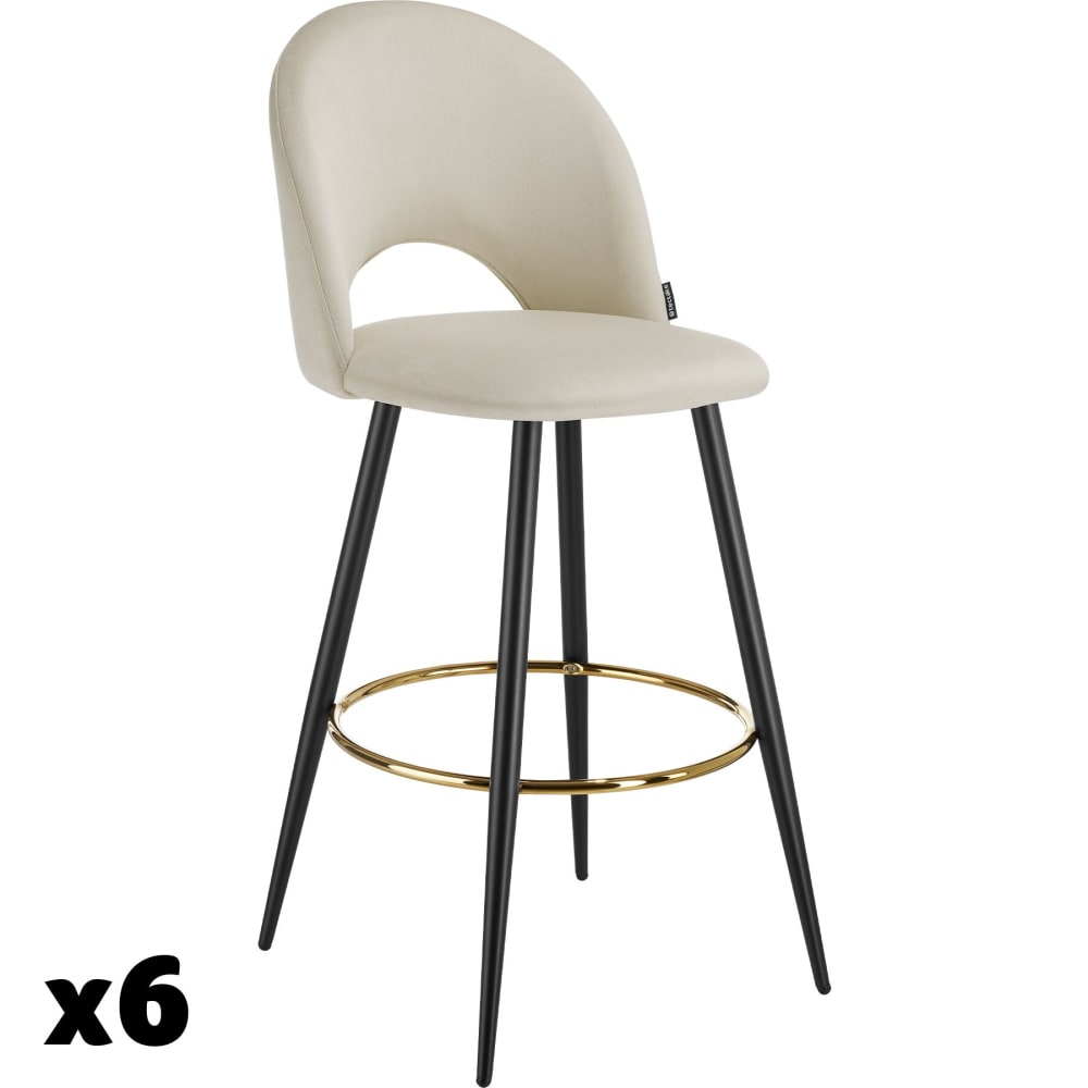 Lot 6 chaises de bar