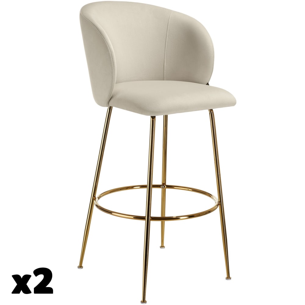 Lot 2 tabourets de bar - aspect