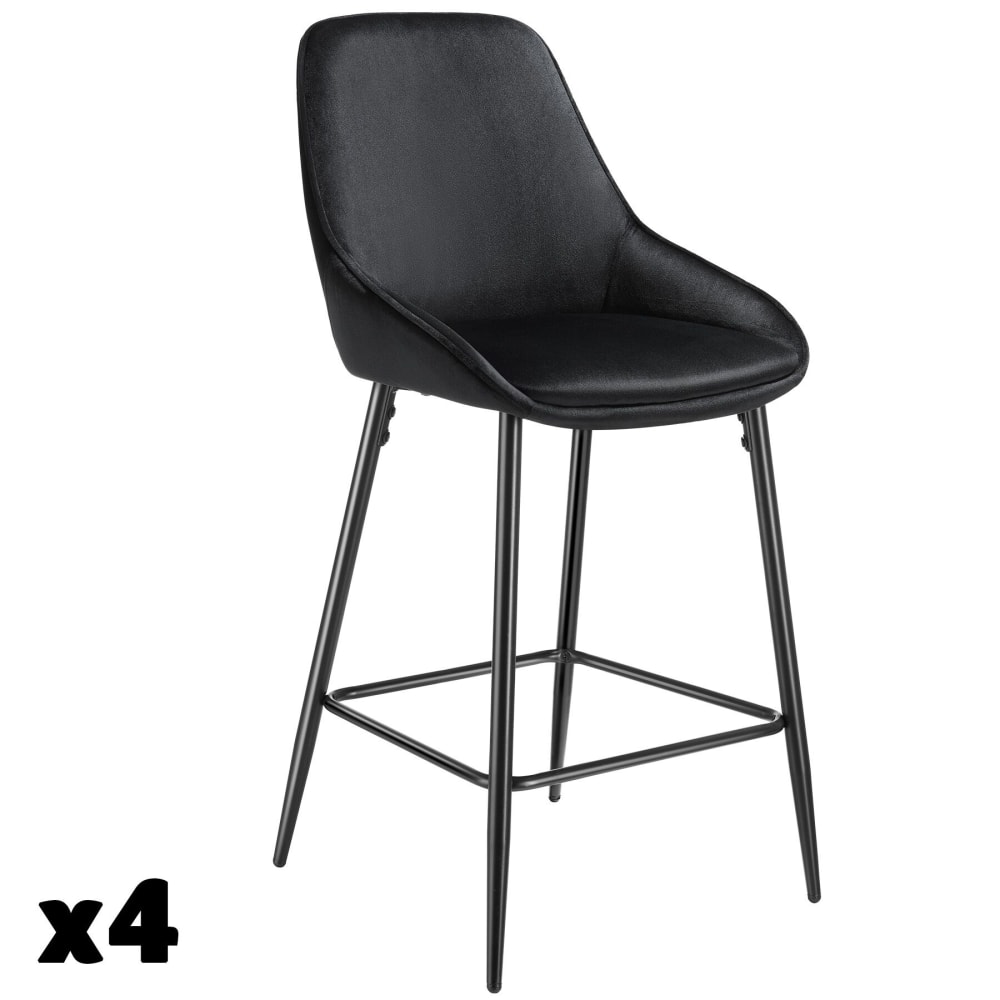 Lot 4 chaises de bar