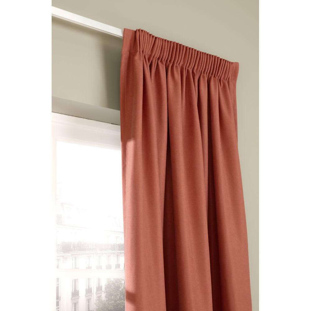 Thermovorhang Faltenband Rot MC7005 130Lx250H - Maisons Du Monde