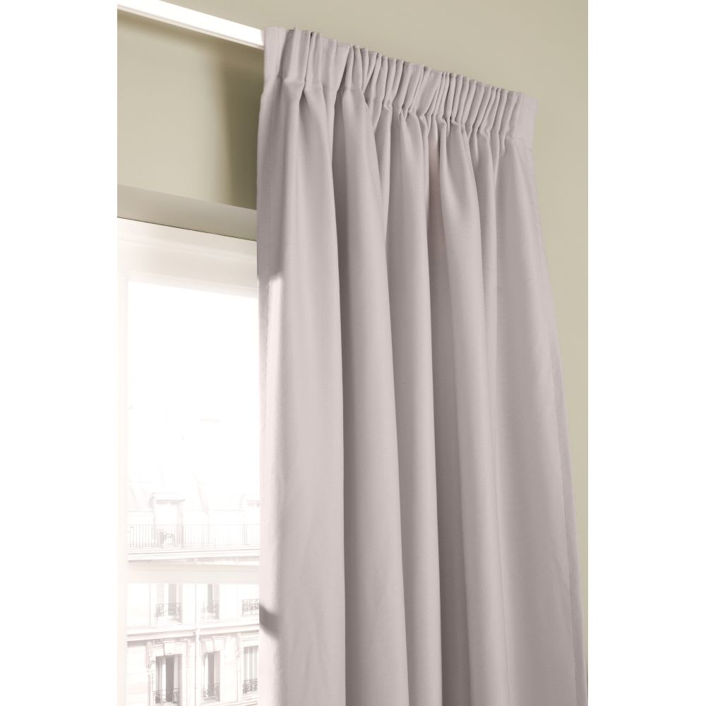 Thermovorhang Faltenband Grau MC17 130Lx250H - Maisons Du Monde