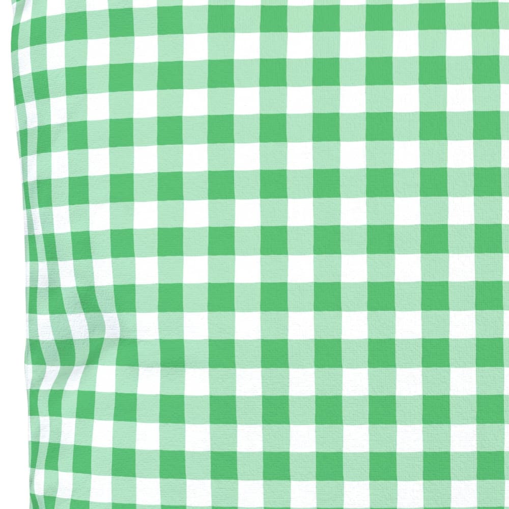Housse de coussin extérieur 60x60 cm motif vichy vert - Maisons du Monde