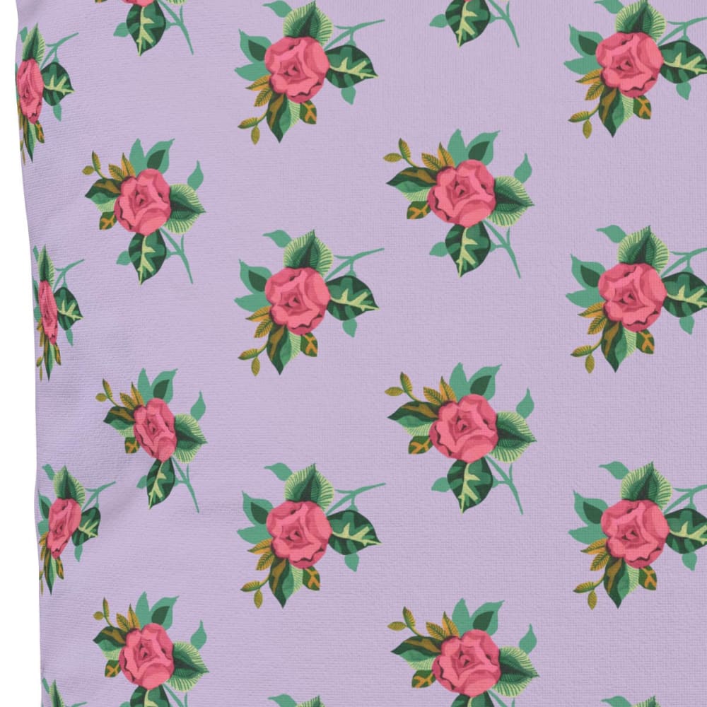 Housse de coussin extérieur 60x60 cm motif fleuri lila - Maisons du Monde