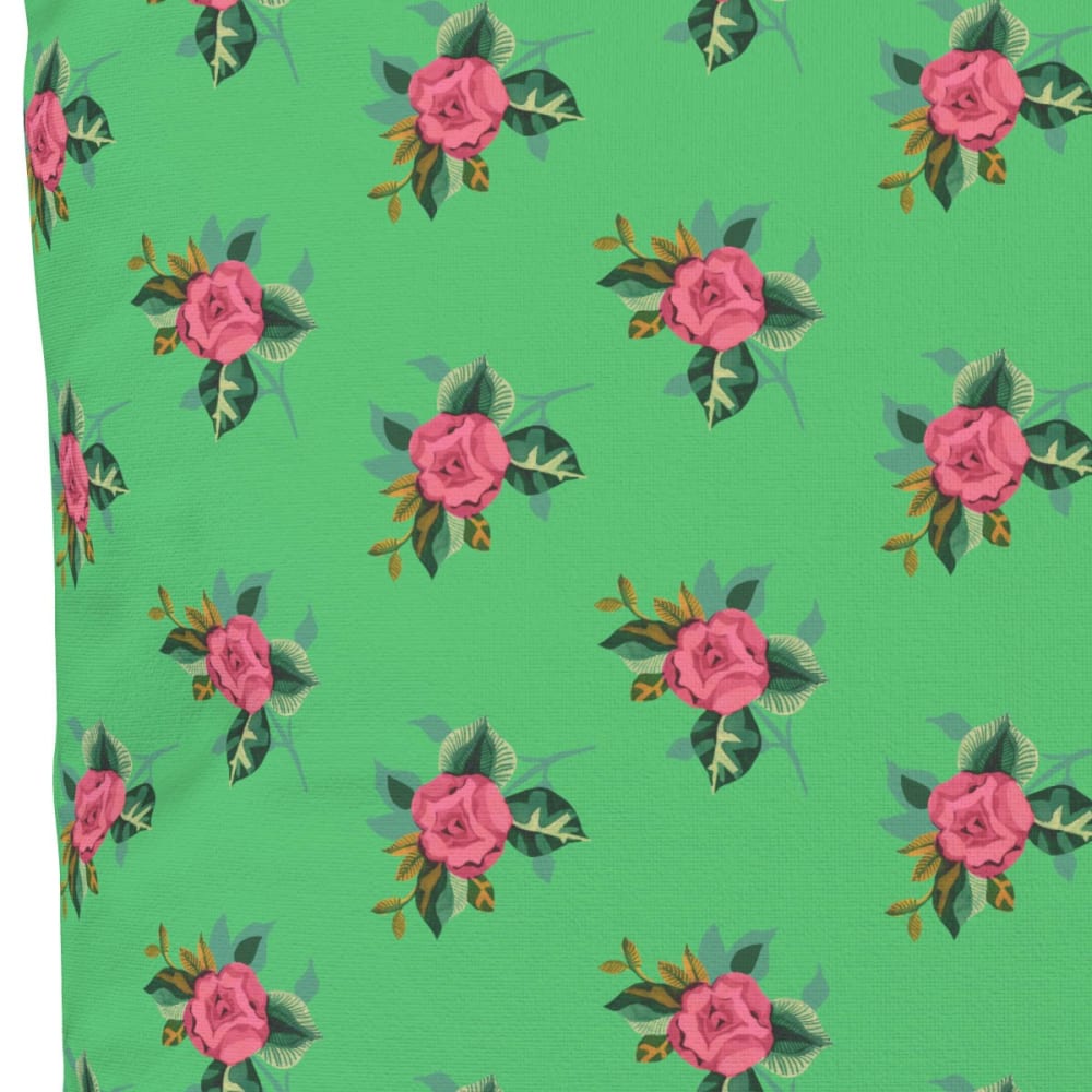 Housse de coussin extérieur 60x60 cm motif fleuri vert - Maisons du Monde