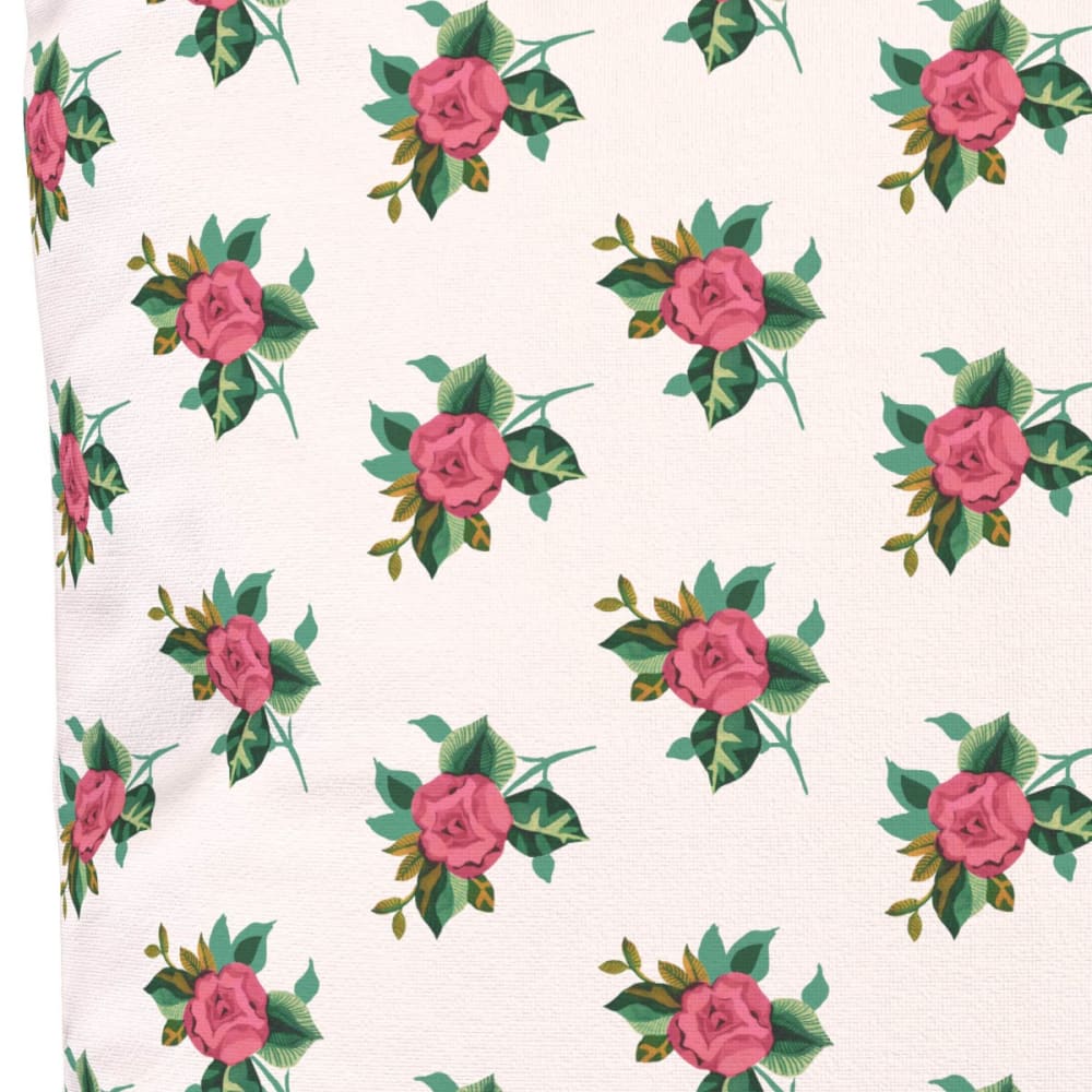 Housse de coussin extérieur 60x60 cm motif fleuri blanc - Maisons du Monde