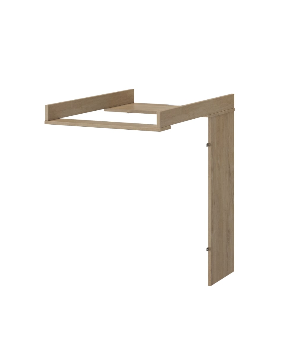 Plan à langer pratique fixation discrète effet bois chêne blond (Galipette) - Image 2