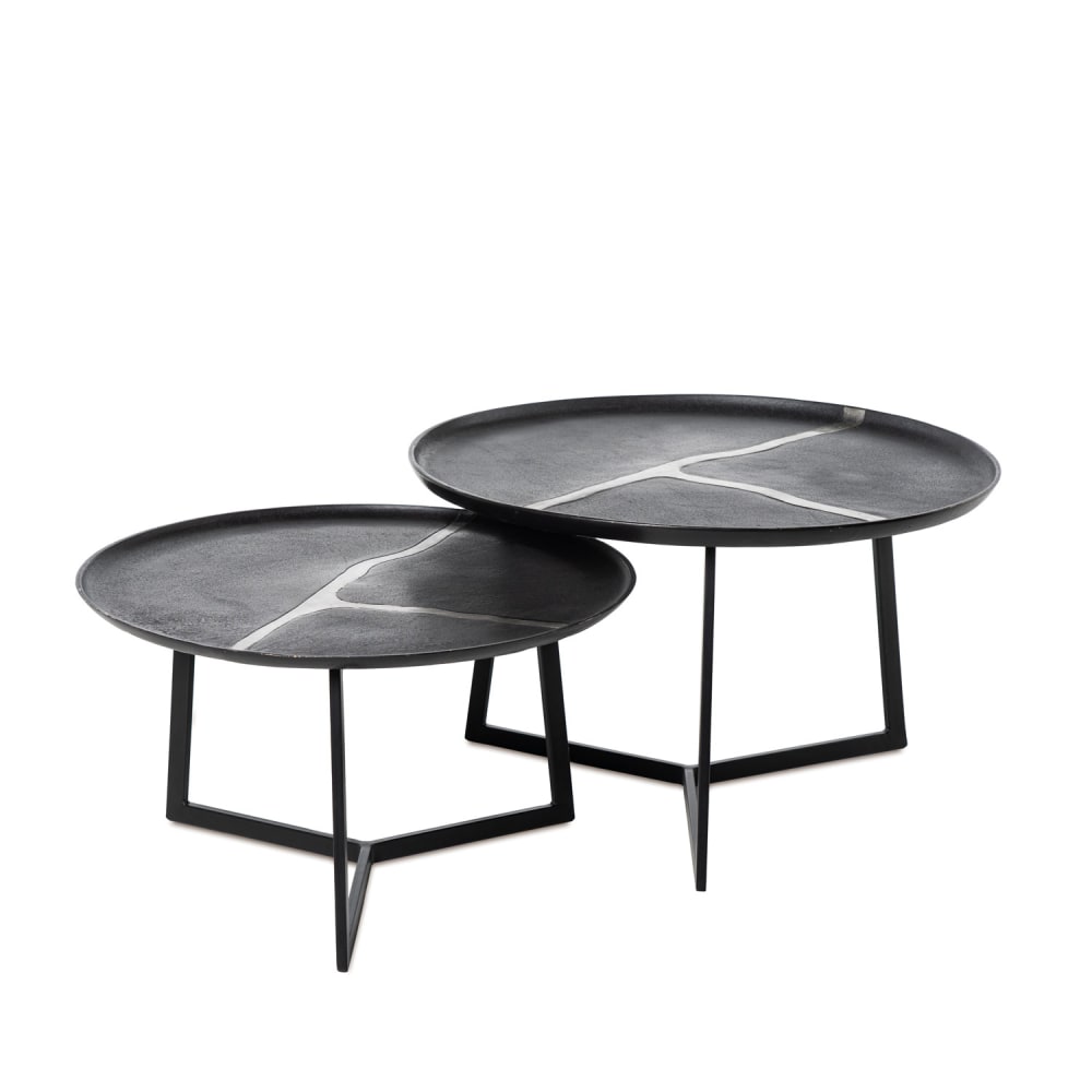 ensemble de 2 tables