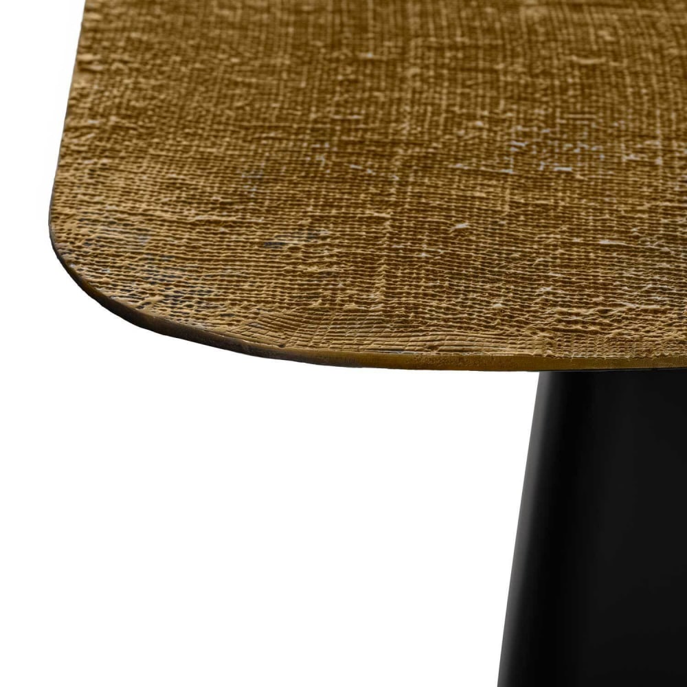 Goldfarbener Metall-Couchtisch - Maisons Du Monde