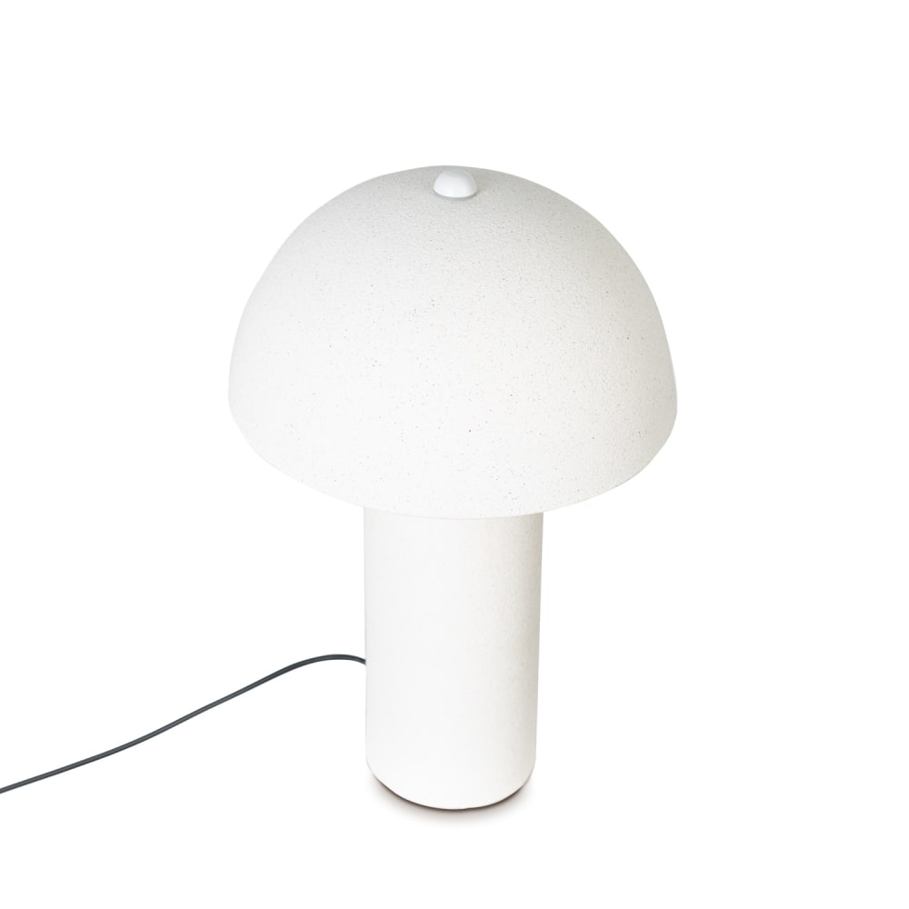 Lampe en céramique blanche