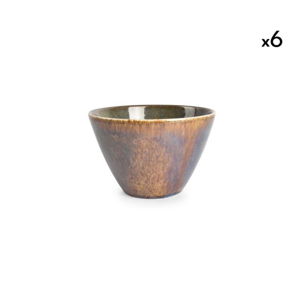 Lot de 6 bols bleu en porcelaine 12xh7,5cm