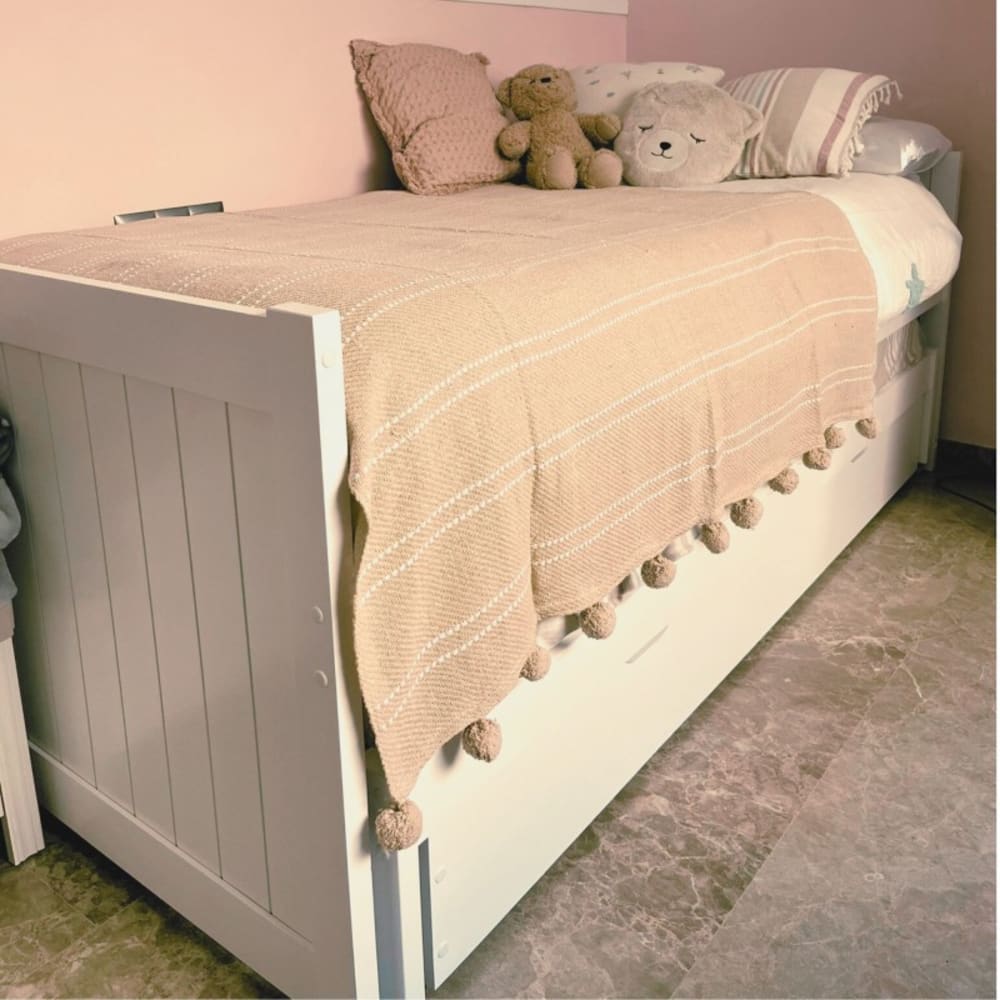 Couverture en coton rose 0,5x130x170 cm