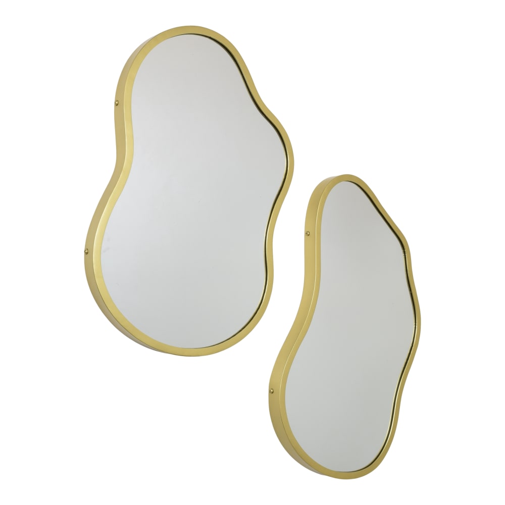 Spiegel aus Metall, 62x38 cm, Gold - Maisons Du Monde
