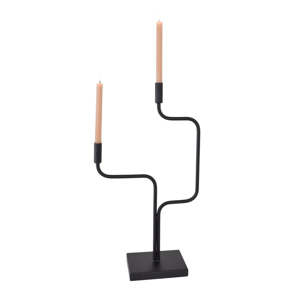 Kerzenhalter aus Metall, 65x20x15 cm, Schwarz - Maisons Du Monde